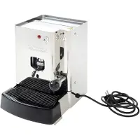 La Piccola espressomaskin for ESE-kapsler Sara Classic rustfritt stål