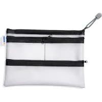 Herma 20295, Toalettveske, EVA ( Ethylene-vinyl-acetat), Hvit, Monokromatisk, Glidelås, 190 mm