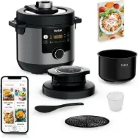 Tefal Turbo Cuisine & Fry CY7788, 7,6 l, 7,6 l, Svart, Digitalt, 1200 W, 345 mm