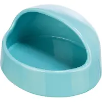 Trixie Sandbad, mus/hamster, keramikk, 16 × 8 × 14 cm, turkis