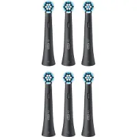 Oral-B iO Series Gentle Care Tannbørstehoveder - Svart - 6-pakning
