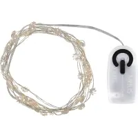 Philips Sirius silke lyslenke mini blomster - 40 LED - klar/sølv
