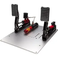 Simagic P2000 hydraulisk 2-pedalssett 200 kg lastcelle – Crimson Edition (P2000-S200RF)