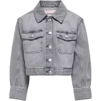 Kids Only Denimjakke - Noos - KogLumi - Medium+ Grey Denim - - 14 år (164) - Denimjakker