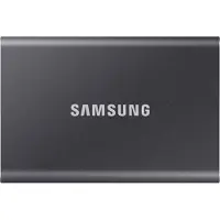 Samsung T7 MU-PC4T0T - SSD - kryptert - 4 TB - ekstern (bærbar) - USB 3.2 Gen 2 (USB-C kontakt) - 256-bit AES - grå