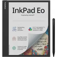 Pocketbook InkPad EO - eBook-leser - Android 11 - 64 GB - 10.3 16 grånivåer (4-bts) E Ink Kaleido 3 - berøringsskjerm - baksidekamera - Bluetooth, Wi-Fi 5 - disgrå