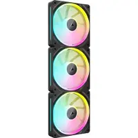 Corsair iCUE LINK LX120 3-pack - Kabinettvifte - 120mm - Svart - 36 dBA