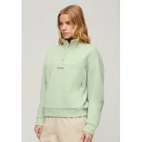 Superdry Sport Tech Relaxed Half Halv Glidelås Genser