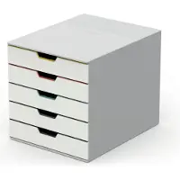 Durable VARICOLOR MIX 5 - Skuffskap - 5 skuffer - for ANSI A (Letter) (216 x 279 mm), A4 (210 x 297 mm), C4 (229 x 324 mm), Folio (216 x 330 mm) - multifarge