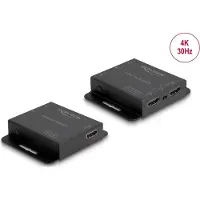 DeLOCK - Extender Set - video/lyd/infrarød-utvider - HDMI - over CAT 6 - opp til 70 m