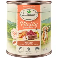 Lukullus Vitality immunsystem: Villsvin (kornfritt) - 6 x 400 g