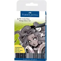 Faber-Castell India ink Pitt Artist Pen B Manga 8x