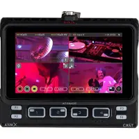 Atomos AtomX Cast, Konfigurasjonsadministrasjonsenhet, Sort, Plast, 1 stykker, DC, 129 mm