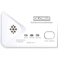 Gloria KO1 gass-/karbonmonoksiddetektor batteridrevet