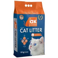 AK Kompakt klumpende kattesand uparfymert 10kg