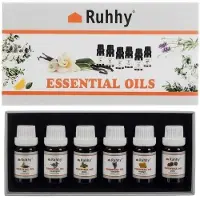 Ruhhy duftdiffuser – eteriske oljer, sett med 6 stk. 10 ml 21939