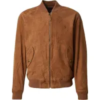 Ralph Lauren for man. 710963338001 Brown suede bomber jacket (L), Casual, Leather