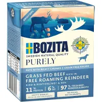 Purely Økonomipakke Bozita Paté 24 x 370 g - med reinsdyr