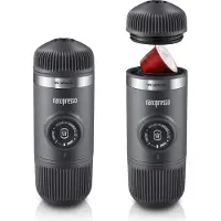 Wacaco Bærbar kaffemaskin Nanopresso + NS-adapter svart