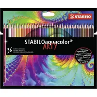 Stabilo Fargestifter - Aquacolor Arty - 36 stk. - Flerfarget - - OneSize - Fargesett