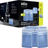 Braun CCR6+2 Shaver Care rensepatron 3-in-1, 6+2-pk