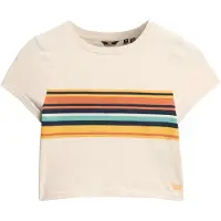 Superdry Vintage Stripe Crop T-skjorte