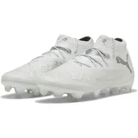 Puma FUTURE 8 ULTIMATE FG Football Boots Unisex, Shoes, White/Matte Silver, 47