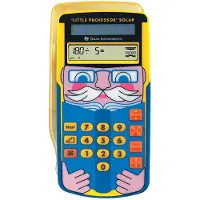 Texas Instruments Little Professor Solar, Lomme, Graftegning, 8 sifre, 1 linjer, Solar, Flerfarget