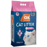 AK Kompakt klumpende kattesand med babypudderduft 10kg