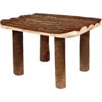 Trixie Naturlig Barktre Skjulested og Plattform for Smådyr 30x22x25cm