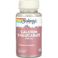 Solaray Kalsium-d-glukarat 400 Mg 60 Enheter