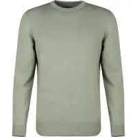 Barbour Pima Crew Sweater Agave Green Men M
