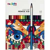 Carioca Farveblyanter 4mm 18stk. ass. i æske