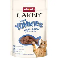 Animonda Carny Adult Meat Yummies - Sparepakke: Kylling + laks (10 x 50 g)