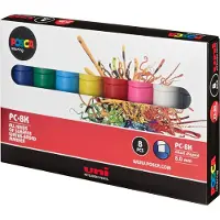 Uni-Ball PC-8K SÆT MED 8 FARVER