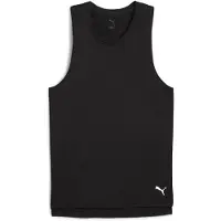 Puma Graphic Mesh Running Singlet Men, Clothing, Black, S
