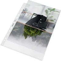 Leitz Plastmappe Recycle A4 klar preget 100 stk