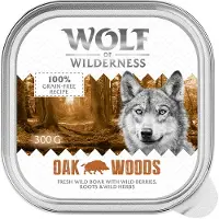 Wolf of Wilderness Økonomipakke Adult 24 x 300 g - 24 x 300 g: Oak Woods - Villsvin