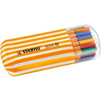 Stabilo Fibertuppspenns Spiss 88 Zebrui-etui 20 Enheter