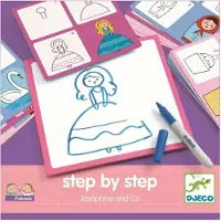 Djeco Tegnebrett - L Honor to Draw - Josephines verden - - OneSize - Tavle