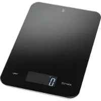WMF 0608736040, Elektronisk kjøkkenvekt, 5 kg, 1 g, Svart, Glass, Plast, Rektangel