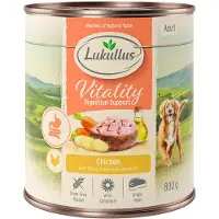 Lukullus Vitality fordøyelse: Kylling (kornfri) - 6 x 400 g