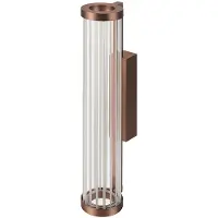 SLV LED-vegglampe Quimera, kobberfarget, høyde 41 cm, CCT