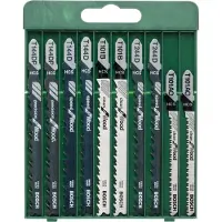 Bosch 10-delers stikksagblad-sett T-tange T 144 D (2x), T 244 D (2x), T 101 B (2x), T 101 AO (2x), T 144 DP (2x)