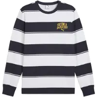 Puma Class Striped Crew Men, Clothing, New Navy, XL