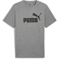 Puma Essentials No. 1 Logo Tee Men, Clothing, Medium Gray Heather, 3XL