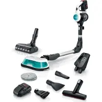 Bosch Unlimited 7 ProHygienic Aqua BCS71HYG2 - Støvsuger - pinne/håndholdt (2-i-1) - uten pose - uten kabel - hvit - 1 batteri, inkludert lader