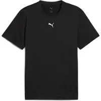 Puma TAD ESSENTIALS Heather Cat Tee Men, Clothing, Black Heather, 3XL