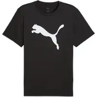 Puma TAD ESSENTIALS Solid Cat Tee Men, Clothing, Black, M