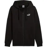 Puma Essentials No. 1 Logo Full-Zip Hoodie Men, Clothing, Black, M